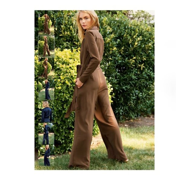 HAPPY X NATURE GEM COFFEE BROWN JUMPSUIT - Picture 2 of 4